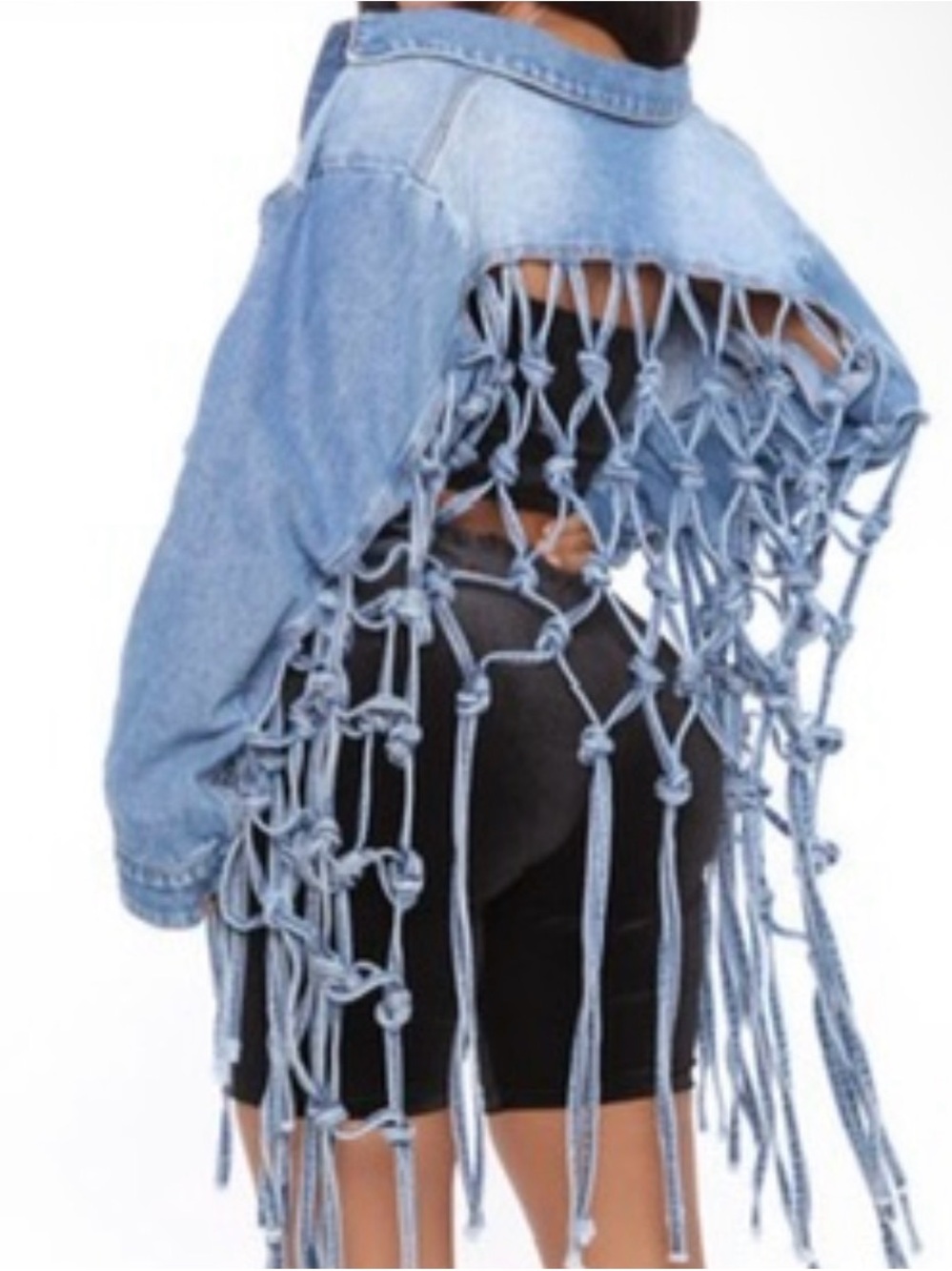 Fashion Nova Light Blue Denim Jacket
